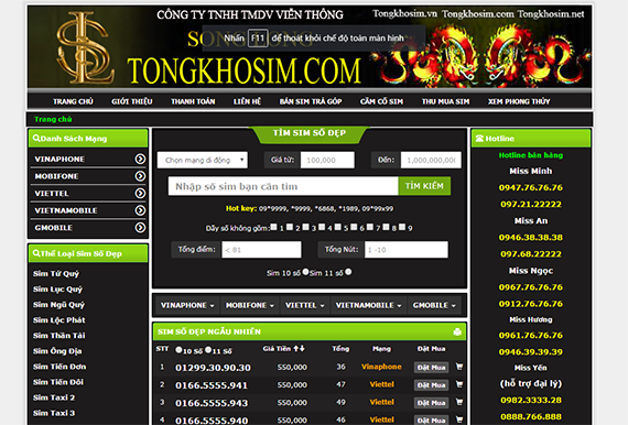 Tongkhosim.com
